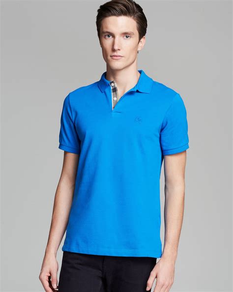 burberry polo hellblau|Burberry polo for men.